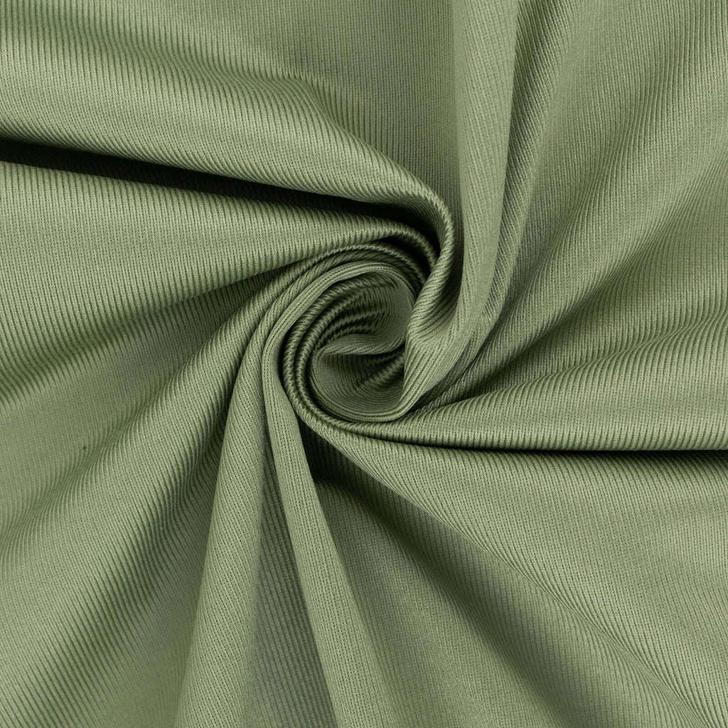 Dusty Sage Green Scuba Polyester Fabric Roll, Wrinkle Free DIY Craft Fabric Bolt - 60"x10 Yards - Bell Racket Store