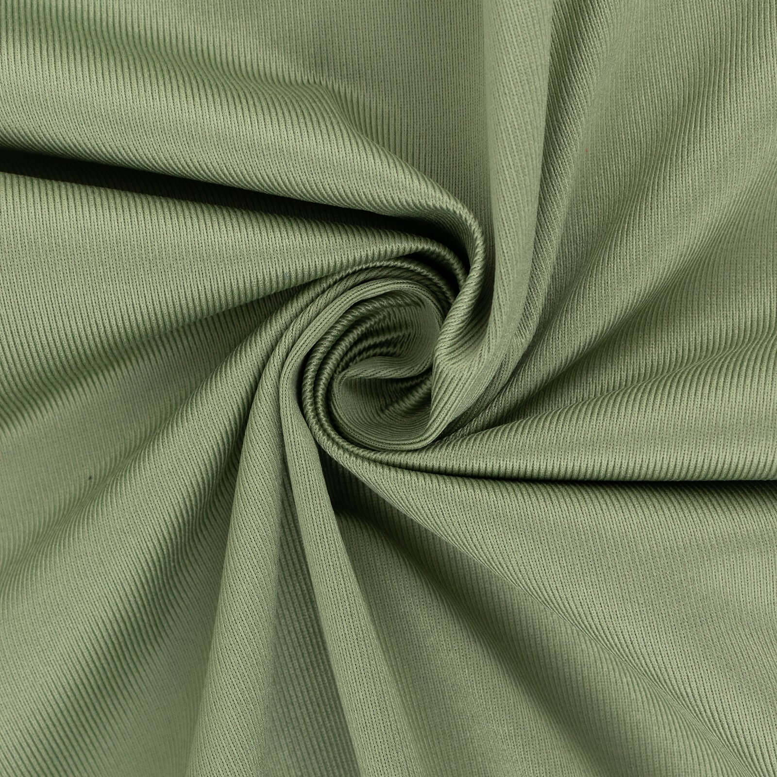 Dusty Sage Green Scuba Polyester Fabric Roll, Wrinkle Free DIY Craft Fabric Bolt - 60"x10 Yards - Bell Racket Store