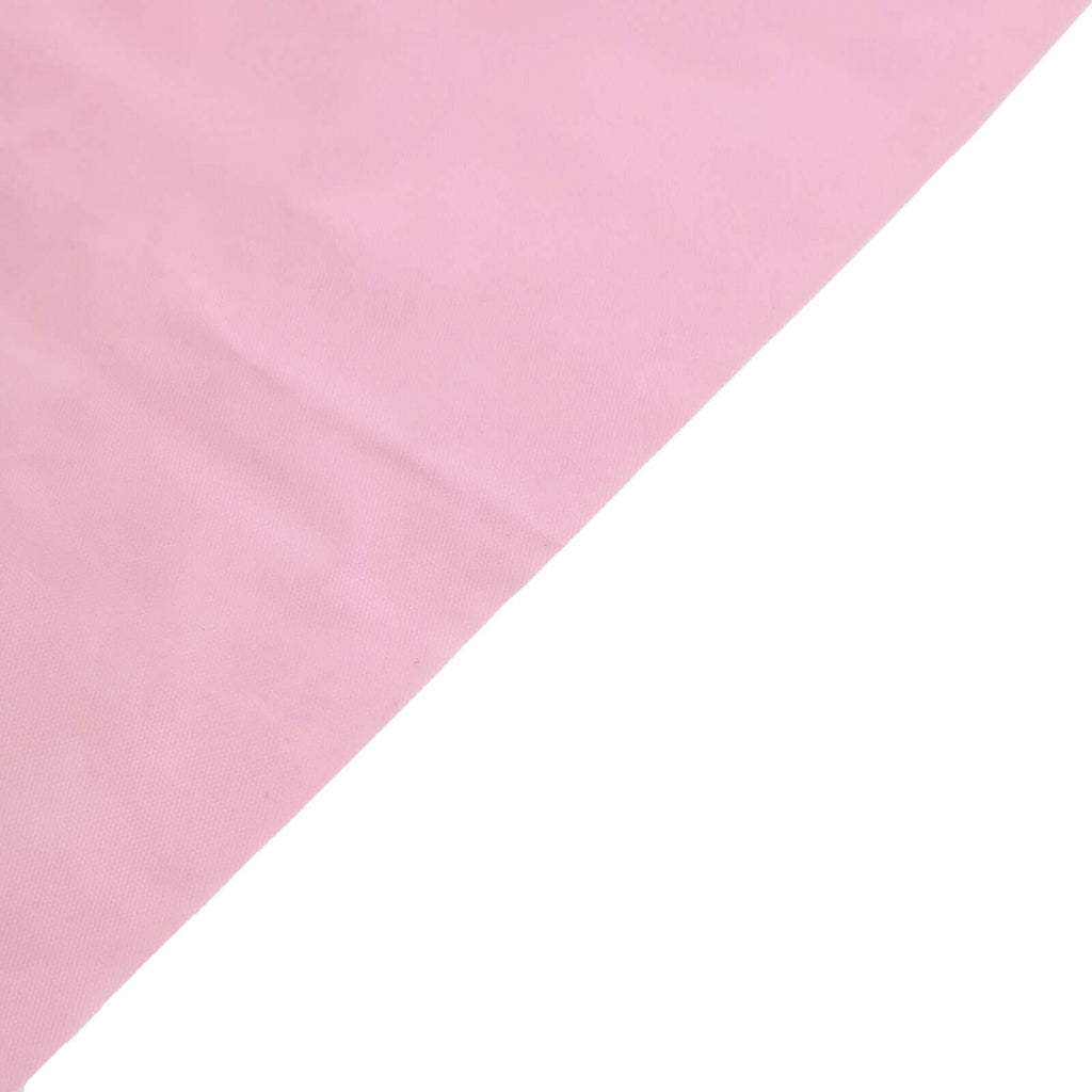 Plastic Table Skirt Pink Ruffled - Durable Disposable Skirt for Events 14ft