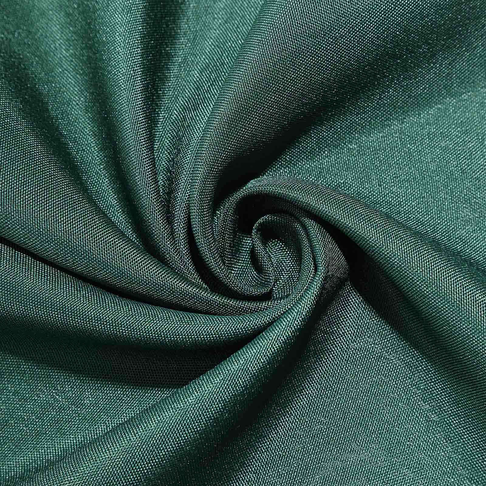 Polyester 70"x70" Table Overlay Square Tablecloth Hunter Emerald Green - Wrinkle-Resistant & Durable Table Cover