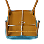 Velvet Chair Cushion Protector Stretch with Tie for Dining Chairs Teal - Durable Cover for Formal Gatherings