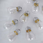 24 Pack 11W Incandescent Warm White S14 Outdoor String Light Bulbs + 1 Extra Replacement Bulb FREE