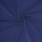 Spandex 30" Round Cocktail Table Cover Navy Blue - Easy to Maintain Stretch Fitted Highboy Tablecloth