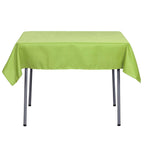 Polyester Square 54"x54" Tablecloth Apple Green - Wrinkle-Resistant & Durable Table Cover