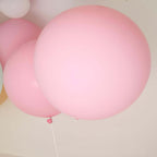 2 Pack 32" Large Matte Pastel Blush Helium or Air Latex Balloons