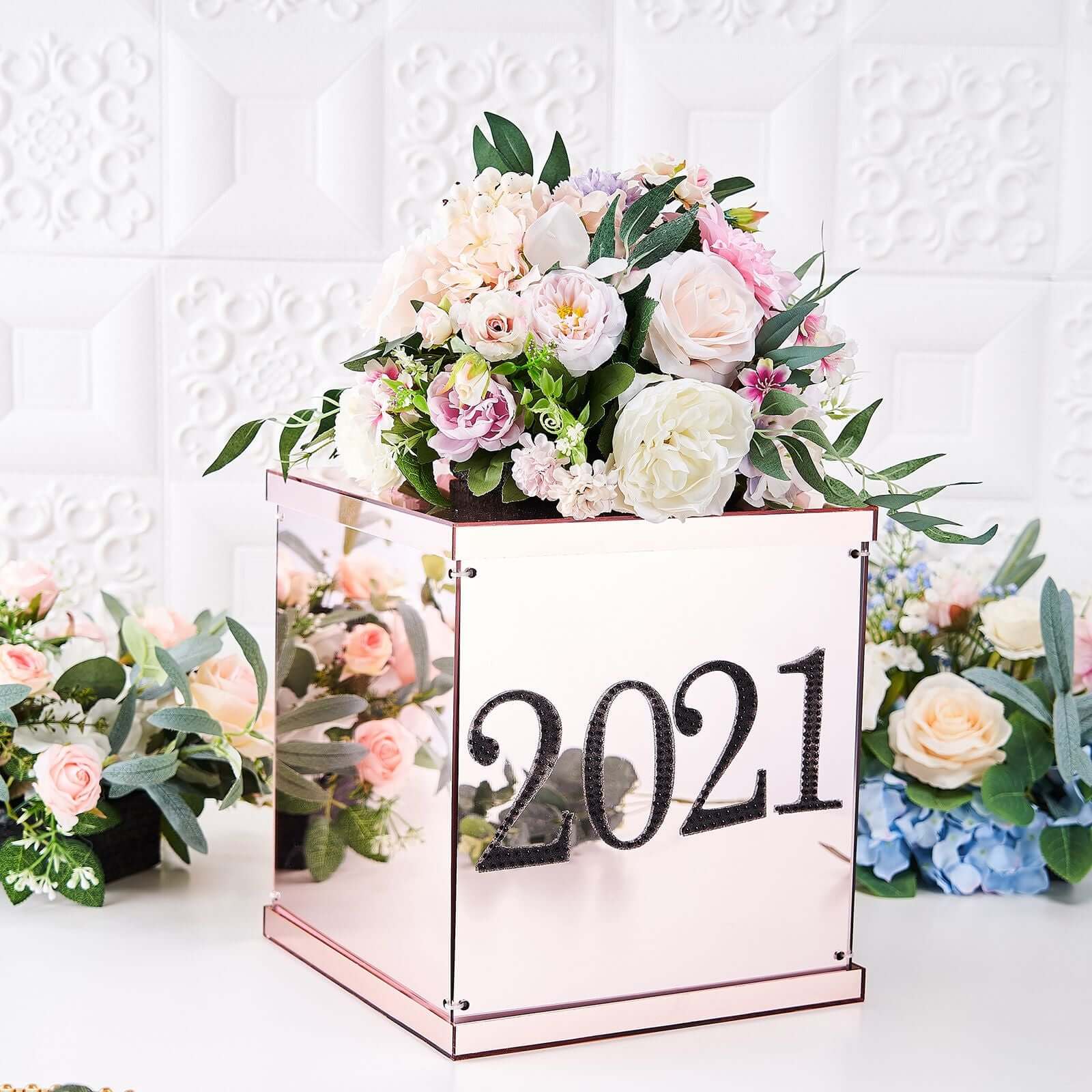 Decorative Rhinestone Number "2" Stickers, Glitter Adhesive Craft Numbers Black DIY Sparkle Embellishments 4"