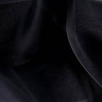 12"x10yd Black Sheer Chiffon Fabric Bolt, DIY Voile Drapery Fabric