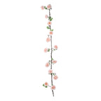 6ft Blush Artificial Silk Rose Hanging Flower Garland Vine