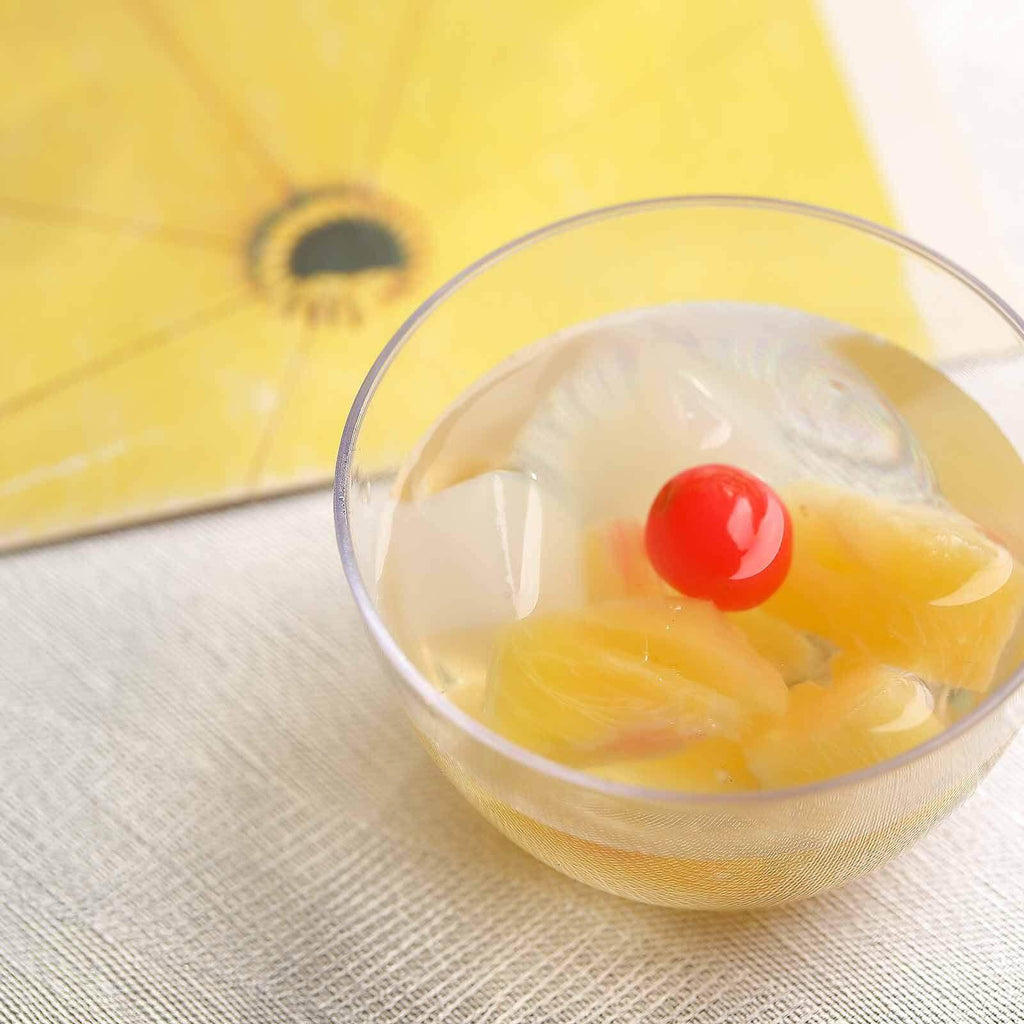 12-Pack Plastic Mini Snack Bowls Clear - Compact Disposable Bowls for Parties 4oz