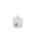 12-Pack LED Flameless Lighting Diamond Style Warm White - Battery Operated Tealight Candles 2"