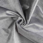 Premium Velvet 60"x102" Rectangle Tablecloth Silver - Reusable & Soft Table Cover