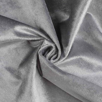 Premium Velvet 60"x102" Rectangle Tablecloth Silver - Reusable & Soft Table Cover