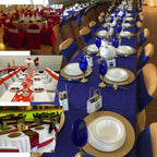 5 Pack Stretch Spandex Chair Sashes Silver - Fitted Finish Two Ply Heavy Duty Chair Bands 5"x12"