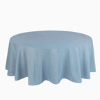Polyester 90" Round Tablecloth Dusty Blue - Stain & Wrinkle-Resistant Table Cover