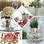 Mint Julep Cup Vase Stainless Steel Silver - Perfect for Flower Arrangements and Event Decor 4.5"