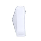 3-Pack Glass Wall Vase Hanging Trapezoid Design Indoor Planters - Modern Wall Mounted Terrariums for Living Spaces