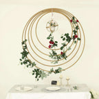 36" Gold Heavy Duty Metal Hoop Wreath, Floral Hoop