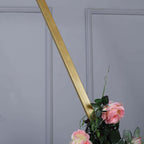 8ft Heavy Duty Gold Metal Hexagonal Wedding Arbor Photo Backdrop Stand