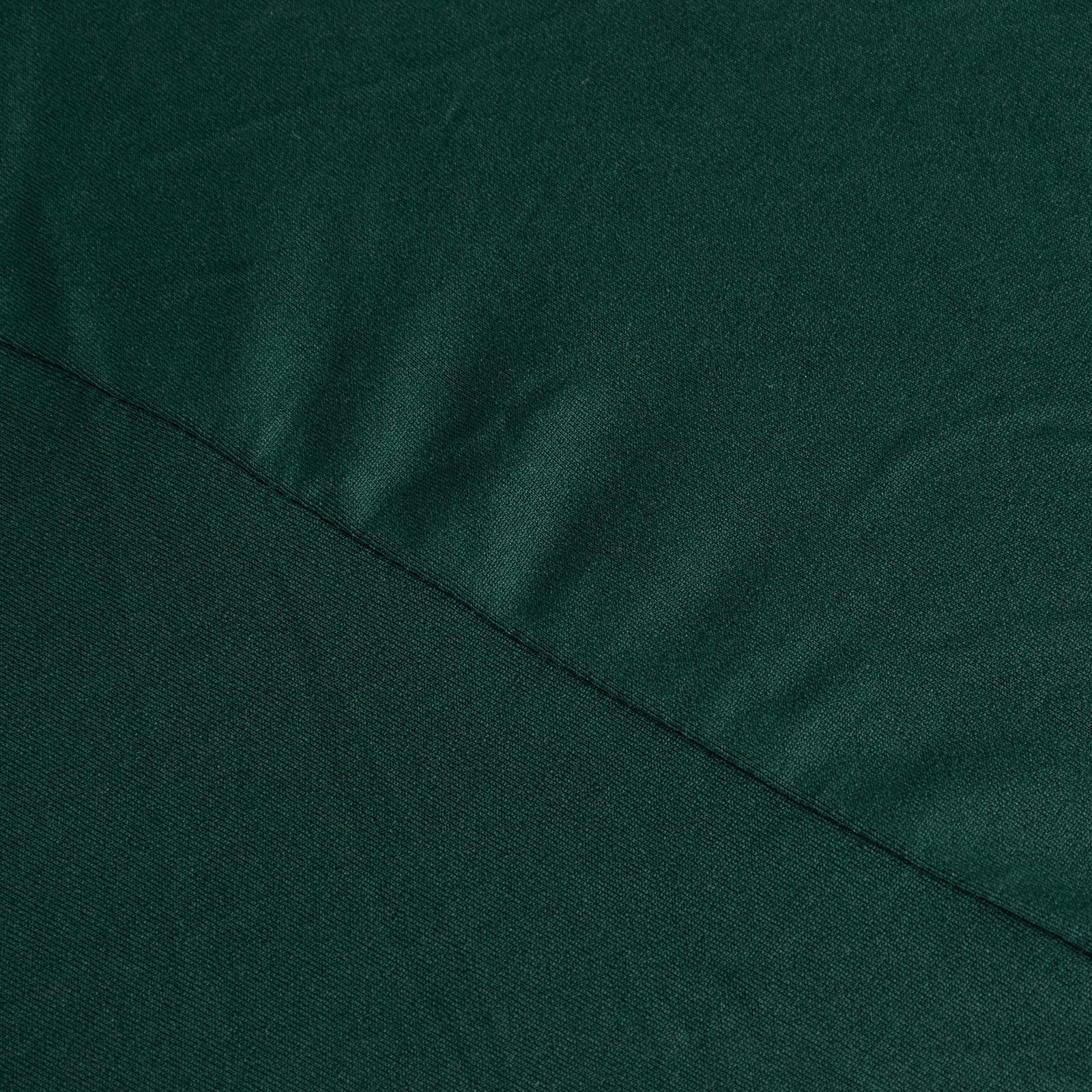 Spandex Rectangle 72"x30" Table Skirt Hunter Emerald Green with Wavy Skirt-Like Effect Table Cover