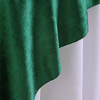 Velvet 72"x72" Table Overlay Square Tablecloth Hunter Emerald Green - Premium Soft Finish Table Topper