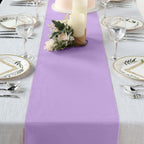 Polyester 12"x108" Table Runner Lavender - Durable & Wrinkle-Resistant Table Decor