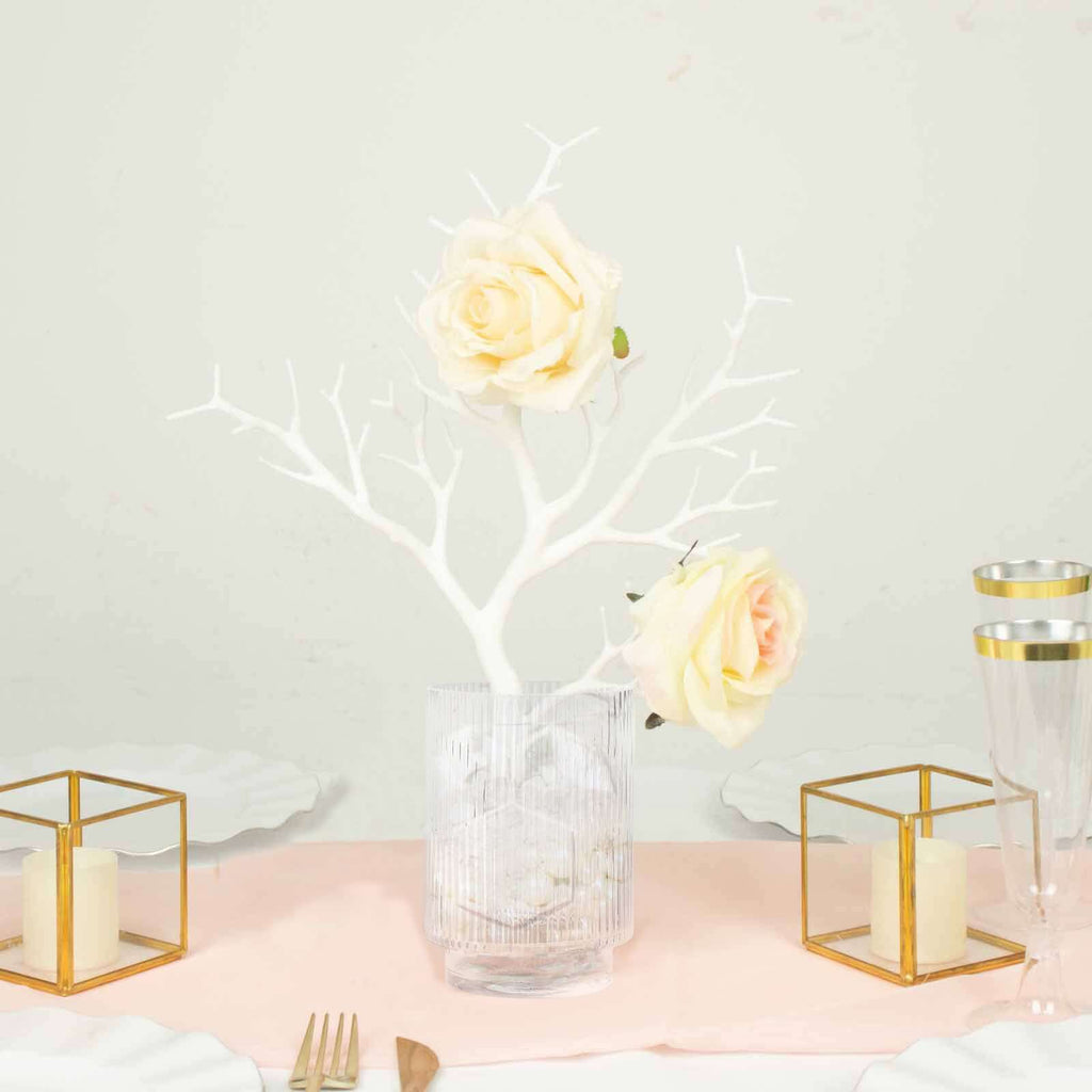 10-Pack Artificial Manzanita Tree Branch White for Vase Filler Home Wedding Centerpiece Ornament 14"