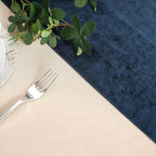 Premium Velvet 12"x108" Table Runner Navy Blue - Sheen Finish Reusable Table Decor