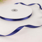 100 Yards 3/8" Navy Blue Single Face Decorative Satin Ribbon