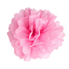 6 Pack 10" Pink Tissue Paper Pom Poms Flower Balls, Ceiling Wall Hanging Decorations