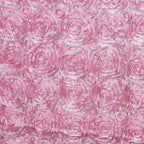 Rosette Satin 14"x108" Table Runner Pink - Grandiose Design