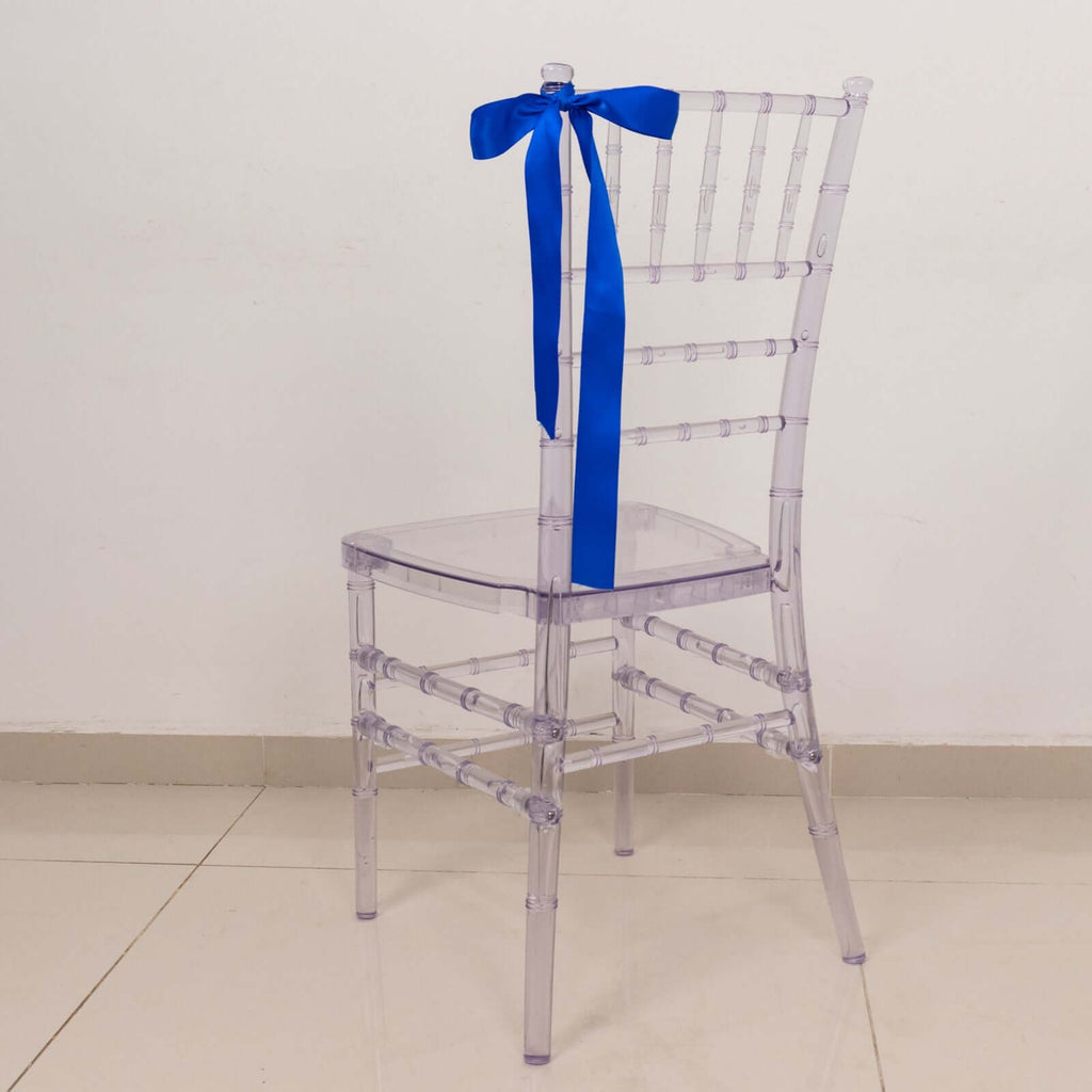 50 Yards 1.5" Royal Blue Single Face Decorative Satin Ribbon