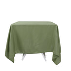 Polyester Square 70"x70" Tablecloth Dusty Sage Green - Wrinkle-Resistant & Durable Table Cover