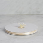 100 Yards 3/8" Ivory Single Face Decorative Satin Ribbon