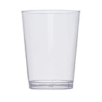 25-Pack Plastic Tumbler Cups Clear - Stylish Disposable Party Glasses 10oz