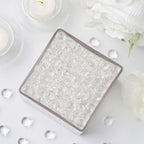 200-250 Pcs Water Gel Beads Vase Filler Clear - Small Nontoxic Jelly Balls for Floating Candles & Floral Displays