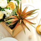 3 Pack 12" Artificial PVC Aloe Cameronii Decorative Succulent Plants