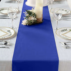 Polyester 12"x108" Table Runner Royal Blue - Durable & Wrinkle-Resistant Table Decor