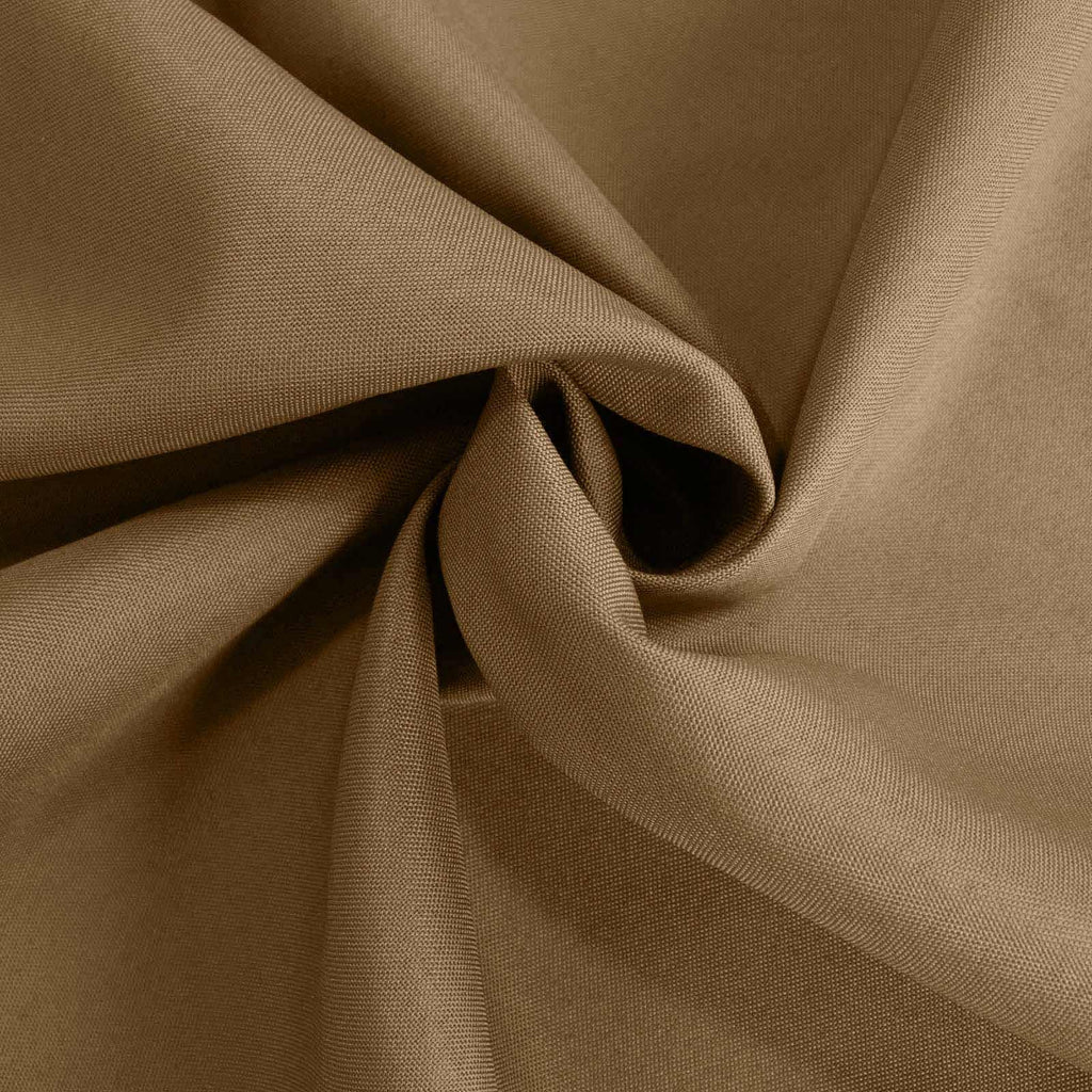 Polyester 90"x132" Rectangle Tablecloth Taupe - Seamless Wrinkle-Resistant Table Cover