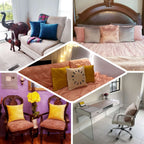 2 Pack 18" Mauve Soft Velvet Square Throw Pillow Cover