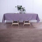 Polyester 60"x102" Rectangle Tablecloth Violet Amethyst - Durable and Stylish Table Cover