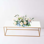 2-Pack Acrylic Plexiglass Sheets Rectangular Side Plates White - Protective Film Coating 40"x12"