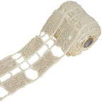 Sequin Stitch Crochet 4" x 5 Yards 1 Bolt White Rectangle Granny Square Afghan Pattern - Clearance SALE