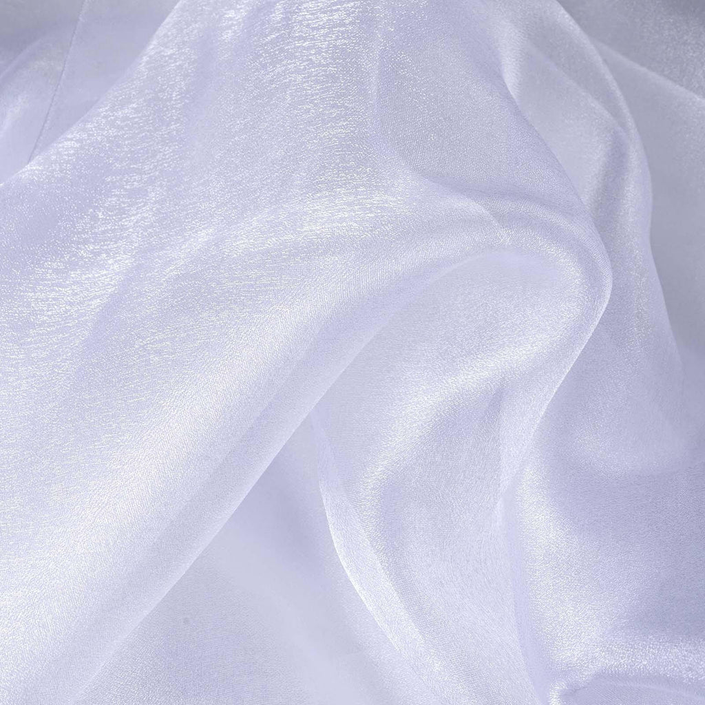 54"x10yd White Solid Sheer Chiffon Fabric Bolt, DIY Voile Drapery Fabric