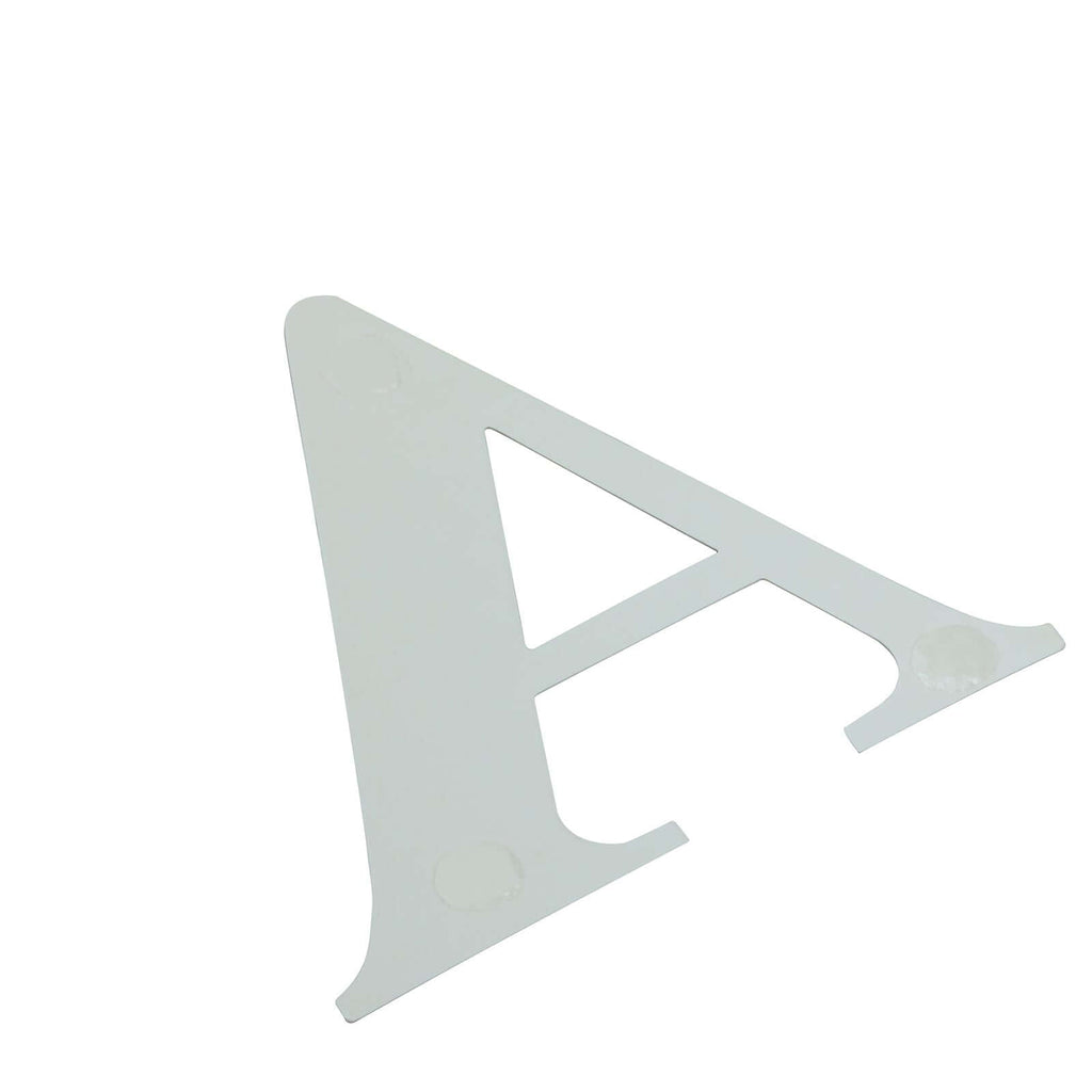 4 Pack 5" Metallic Gold Alphabet Stickers Banner, Customizable Stick on Gold Letters - I