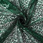 Sequin 20"x20" Napkin Hunter Emerald Green - Shimmering Dinner Napkin