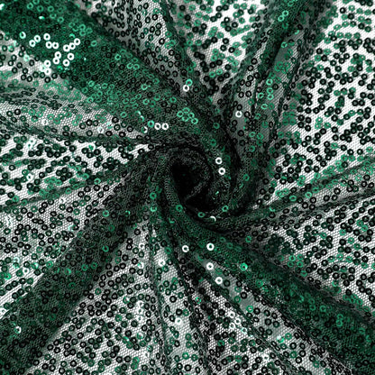 Sequin 20"x20" Napkin Hunter Emerald Green - Shimmering Dinner Napkin