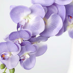 2 Stems 40" Tall Lavender Lilac Artificial Silk Orchid Flower Bouquets