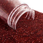 Extra Fine Glitter Powder Metallic Burgundy - Nontoxic Glitter Dust with Shaker Lid for Fun DIY Projects Kidsâ€™ Crafts Resin Art & Festival Decor 23g