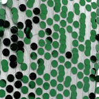 Big Payette Sequin 13"x108" Table Runner Hunter Emerald Green - Dazzling Design