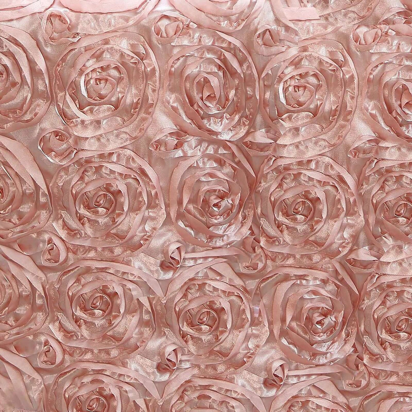 Rosette Satin 14"x108" Table Runner Dusty Rose - Grandiose Design